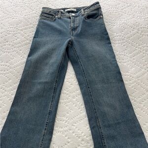 Mango Siena Flared Cropped Jeans